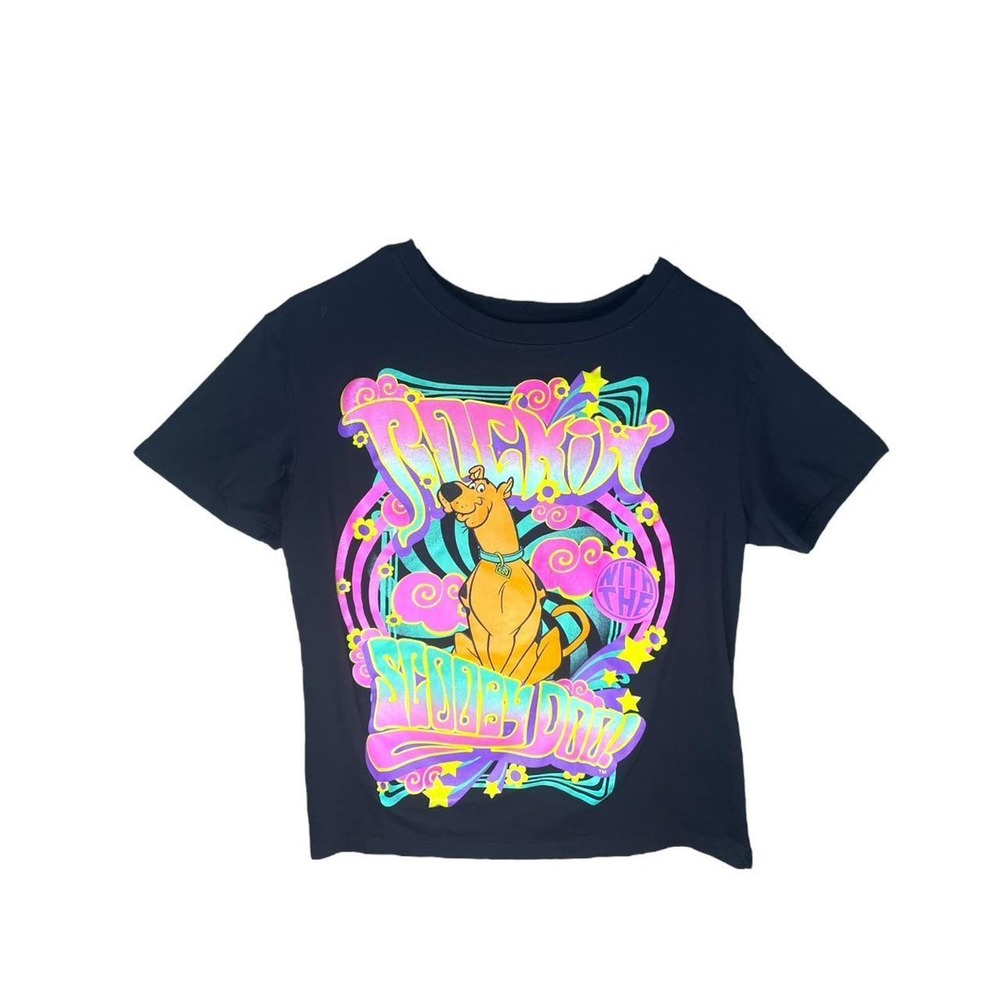 (M) Women's Rockin' Scooby Doo Psychedelic Shirt